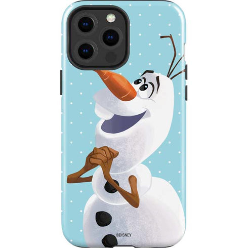 Disney Frozen Olaf Polka Dots iPhone 13 Pro Max Impact Case