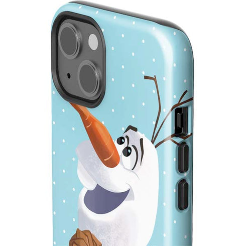 Disney Frozen Olaf Polka Dots iPhone 14 Plus Impact Case