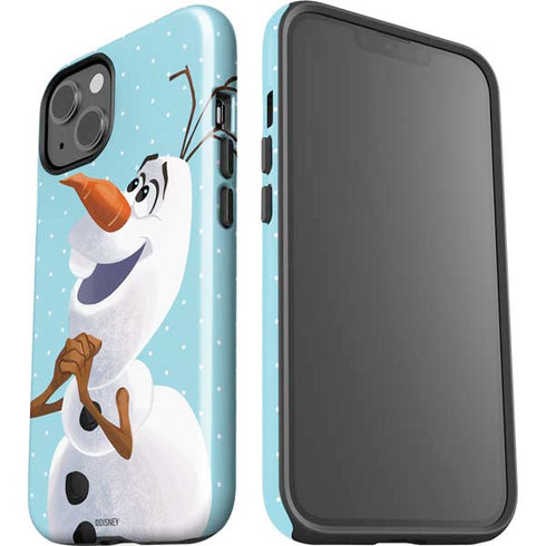 Disney Frozen Olaf Polka Dots iPhone 14 Plus Impact Case