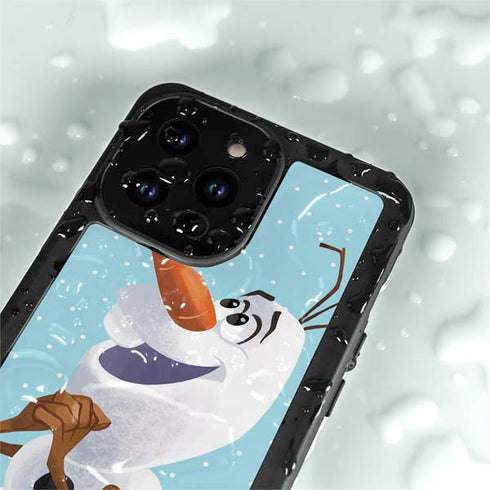 Disney Frozen Olaf Polka Dots iPhone 14 Pro Max Waterproof Case