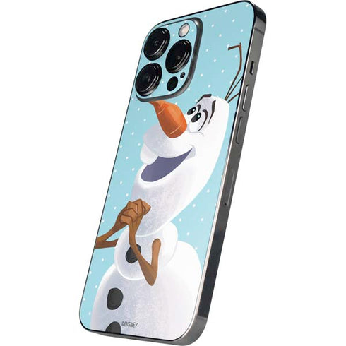 Disney Frozen Olaf Polka Dots iPhone 14 Pro Skin