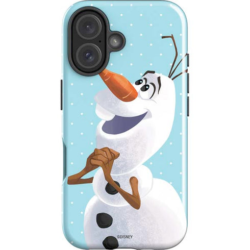 Disney Frozen Olaf Polka Dots iPhone 16 Impact Case