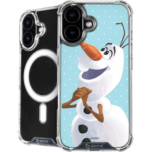 Disney Frozen Olaf Polka Dots iPhone 16 MagSafe Case