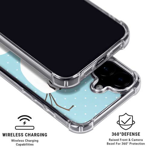 Disney Frozen Olaf Polka Dots iPhone 16 MagSafe Case