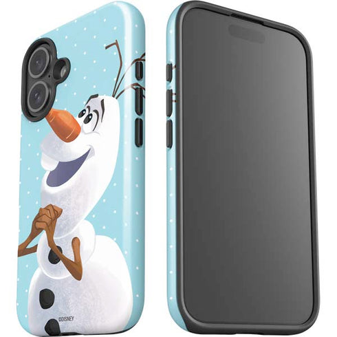 Disney Frozen Olaf Polka Dots iPhone 16 Plus Impact Case