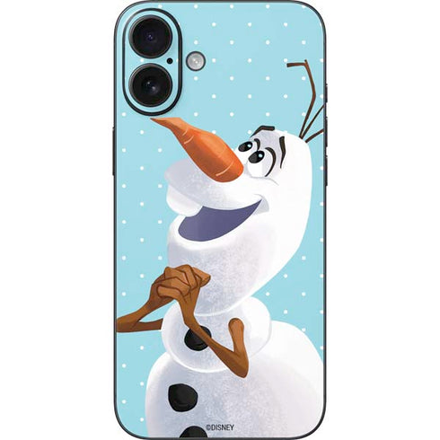 Disney Frozen Olaf Polka Dots iPhone 16 Plus Skin