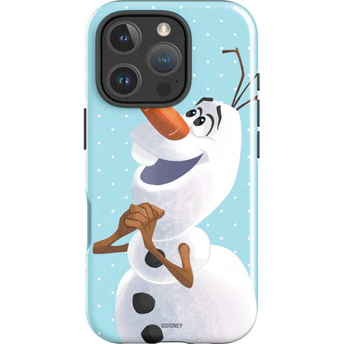 Disney Frozen Olaf Polka Dots iPhone 16 Pro Max Impact Case