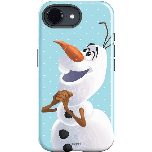 Disney Frozen Olaf Polka Dots iPhone 16e Impact Case