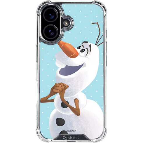 Disney Frozen Olaf Polka Dots iPhone 17 Clear Case