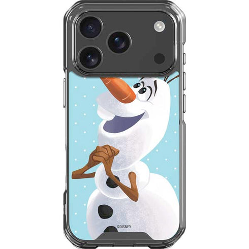 Disney Frozen Olaf Polka Dots iPhone 18 Pro Clear Case
