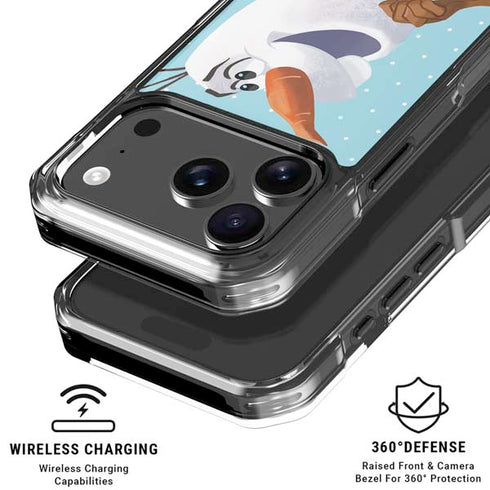 Disney Frozen Olaf Polka Dots iPhone 18 Pro Clear Case