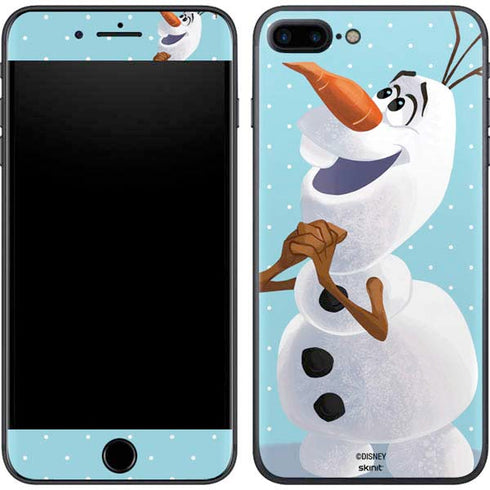 Disney Frozen Olaf Polka Dots iPhone 7 Plus Skin