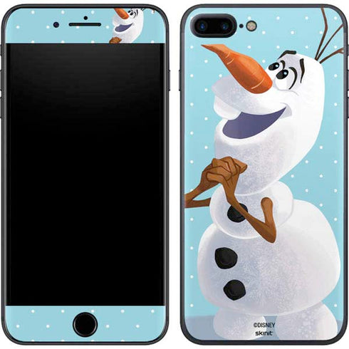 Disney Frozen Olaf Polka Dots iPhone 8 Plus Skin
