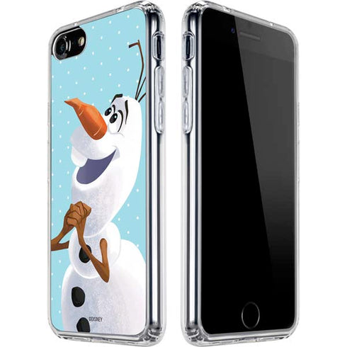 Disney Frozen Olaf Polka Dots iPhone SE (2nd & 3rd Gen) Clear Case