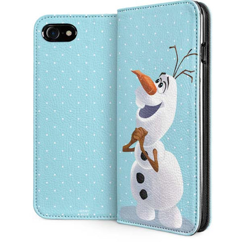 Disney Frozen Olaf Polka Dots iPhone SE (2nd & 3rd Gen) Folio Case