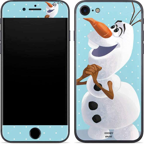Disney Frozen Olaf Polka Dots iPhone SE (2nd & 3rd Gen) Skin