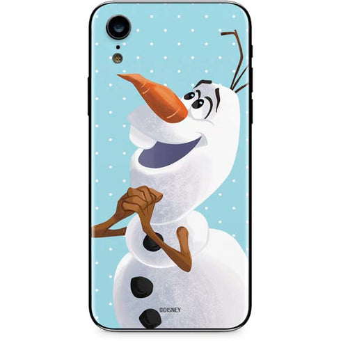 Disney Frozen Olaf Polka Dots iPhone XR Skin