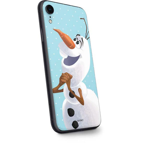 Disney Frozen Olaf Polka Dots iPhone XR Skin