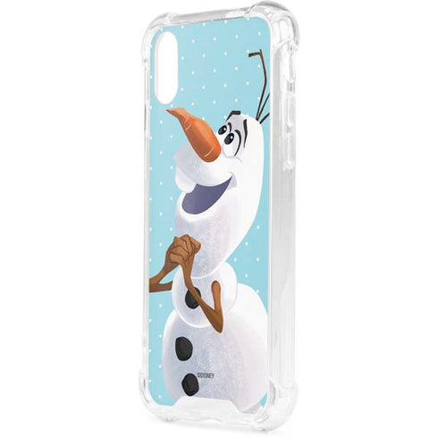 Disney Frozen Olaf Polka Dots iPhone XS Clear Case