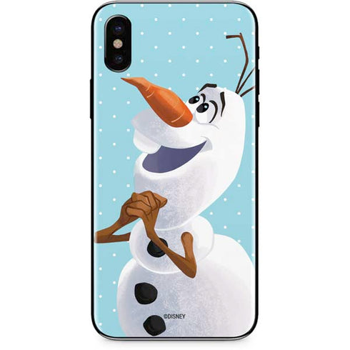 Disney Frozen Olaf Polka Dots iPhone XS Skin