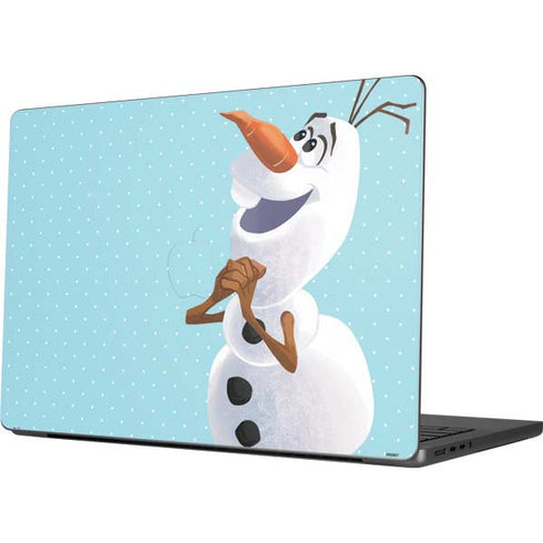 Disney Frozen Olaf Polka Dots MacBook Pro 14in (2021-24) Skin