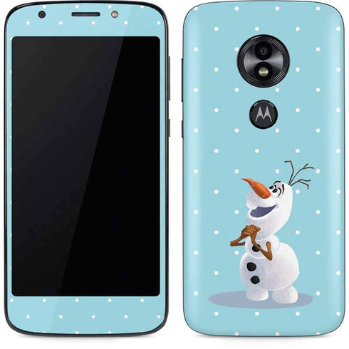 Disney Frozen Olaf Polka Dots Moto E5 Play Skin