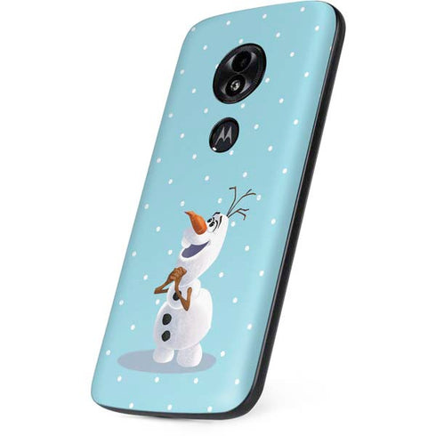 Disney Frozen Olaf Polka Dots Moto E5 Play Skin