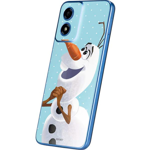 Disney Frozen Olaf Polka Dots Moto G Play 4G (2024) Skin