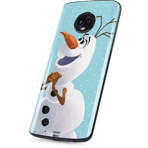 Disney Frozen Olaf Polka Dots Moto G6 Skin
