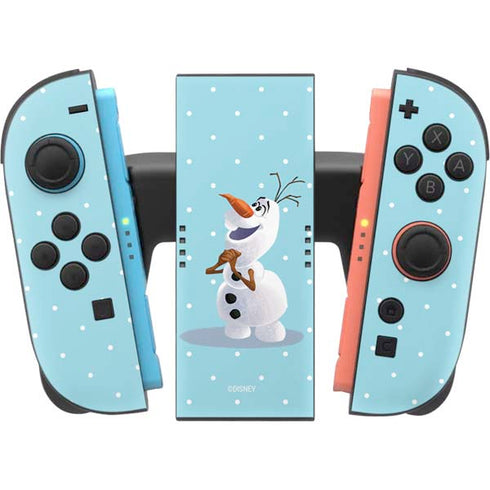 Disney Frozen Olaf Polka Dots Nintendo Switch 2 (2025) Joy-Con Controller Skin