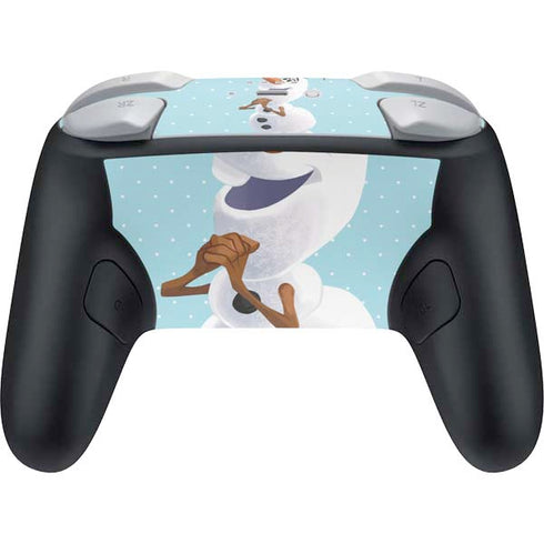 Disney Frozen Olaf Polka Dots Nintendo Switch 2 (2025) Pro Controller Skin