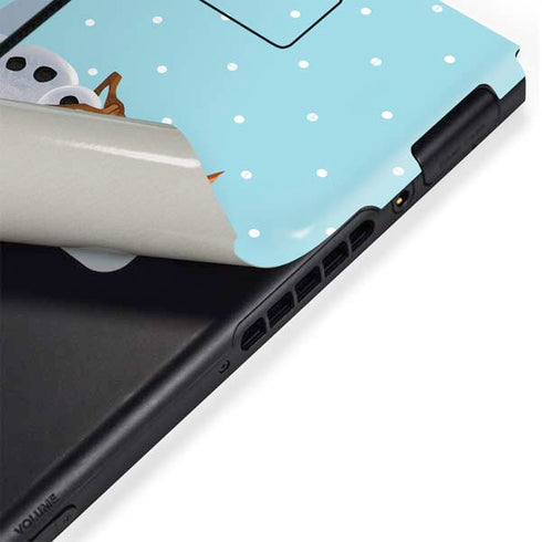 Disney Frozen Olaf Polka Dots Nintendo Switch Bundle Skin