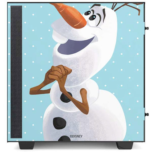 Disney Frozen Olaf Polka Dots NZXT H510 Compact ATX Mid-Tower Case Skin
