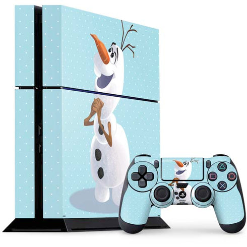 Disney Frozen Olaf Polka Dots PlayStation PS4 Skins