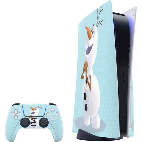 Disney Frozen Olaf Polka Dots PlayStation PS5 Skins
