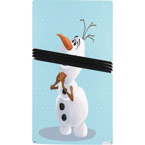 Disney Frozen Olaf Polka Dots PS5 Pro Console Skin