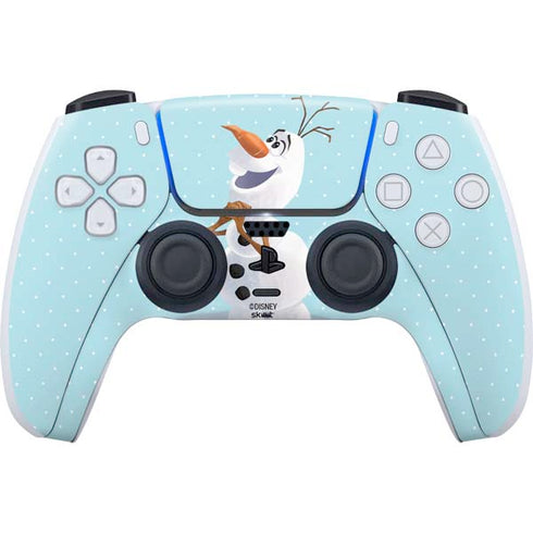 Disney Frozen Olaf Polka Dots PS5 Controller Skin