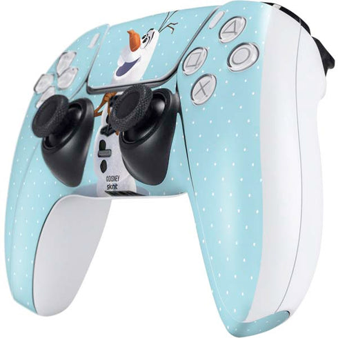 Disney Frozen Olaf Polka Dots PS5 Controller Skin