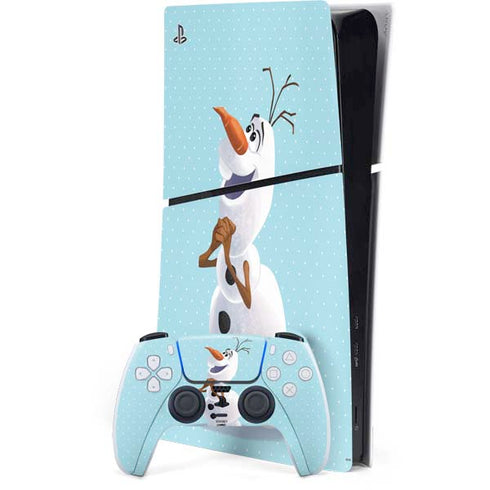 Disney Frozen Olaf Polka Dots PlayStation PS5 Skins