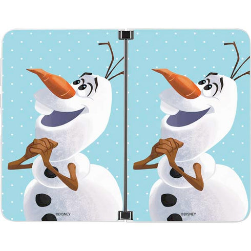Disney Frozen Olaf Polka Dots Surface Duo Skin