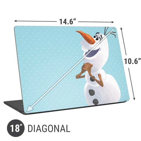 Disney Frozen Olaf Polka Dots Universal Laptop 18in (14.6 x 10.6in) Skin