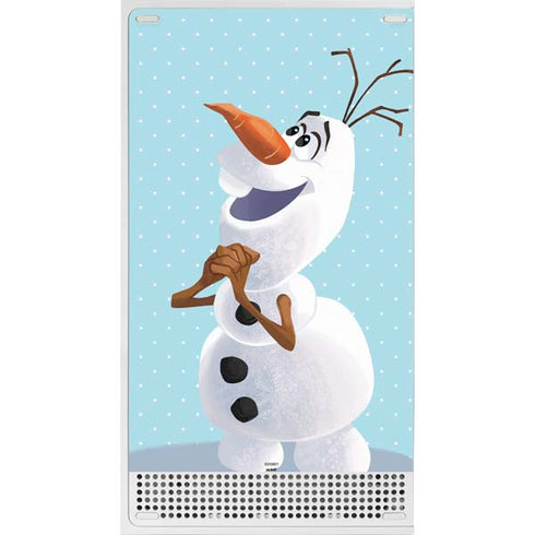 Disney Frozen Olaf Polka Dots Xbox Series S Console Skin
