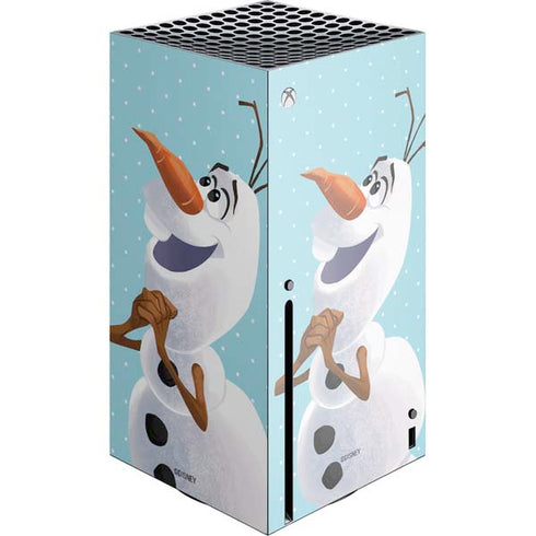 Disney Frozen Olaf Polka Dots Xbox Series X Console Skin