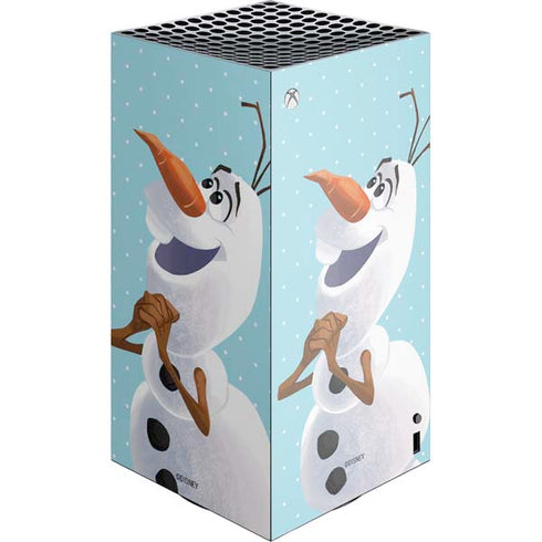 Disney Frozen Olaf Polka Dots XBox Series X Digital Edition Console Skin