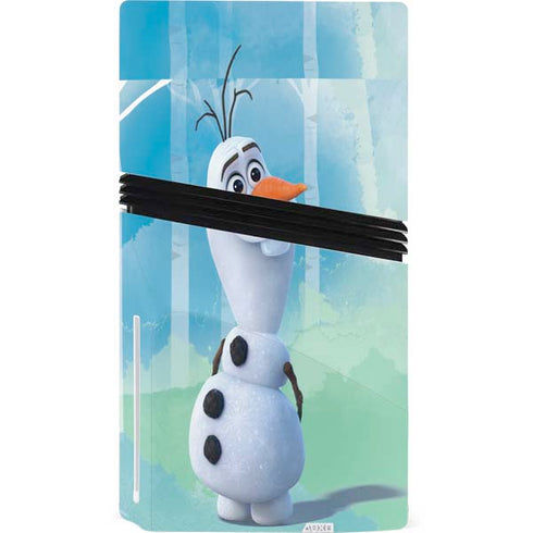 Disney Frozen II Olaf PS5 Pro Disk Console Skin