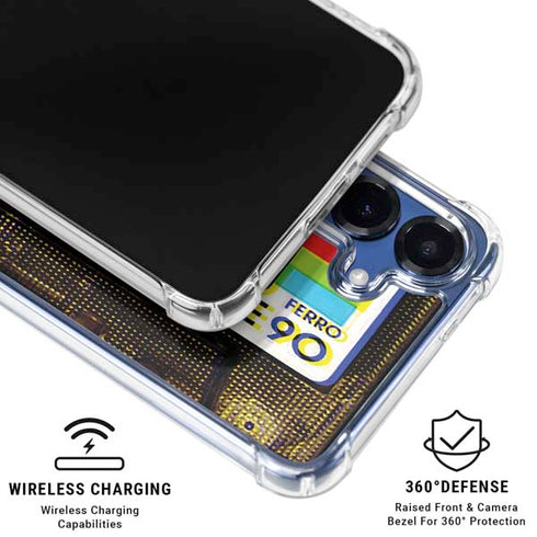 Old Mixtape Galaxy S25 FE Clear Case