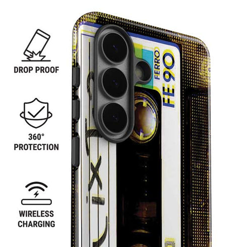 Old Mixtape Galaxy S26 Impact Case