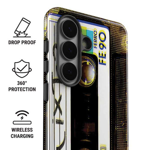 Old Mixtape Galaxy S26 Plus Impact Case
