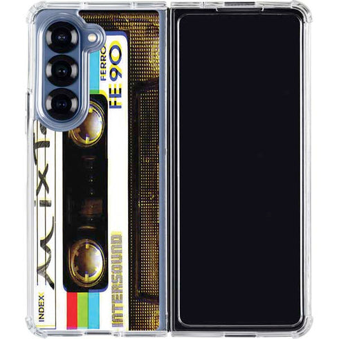 Old Mixtape Galaxy Z Fold7 Clear Case