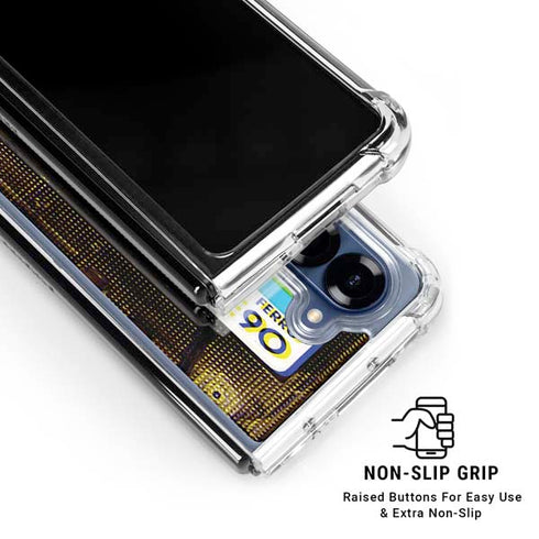 Old Mixtape Galaxy Z Fold7 Clear Case